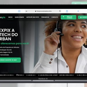 site pronto para financeira