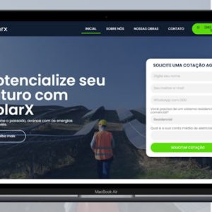 Site Energia Solar 100% Editável WP